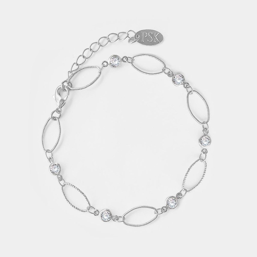 Joyas Psk Joyas Pulseras | Pulsera Coco Platino