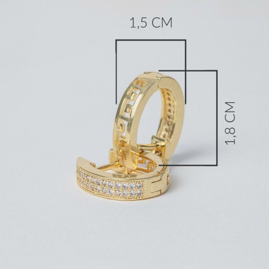 Joyas Psk Joyas Bano Oro 18 Kt | Aro Argolla Roma Oro