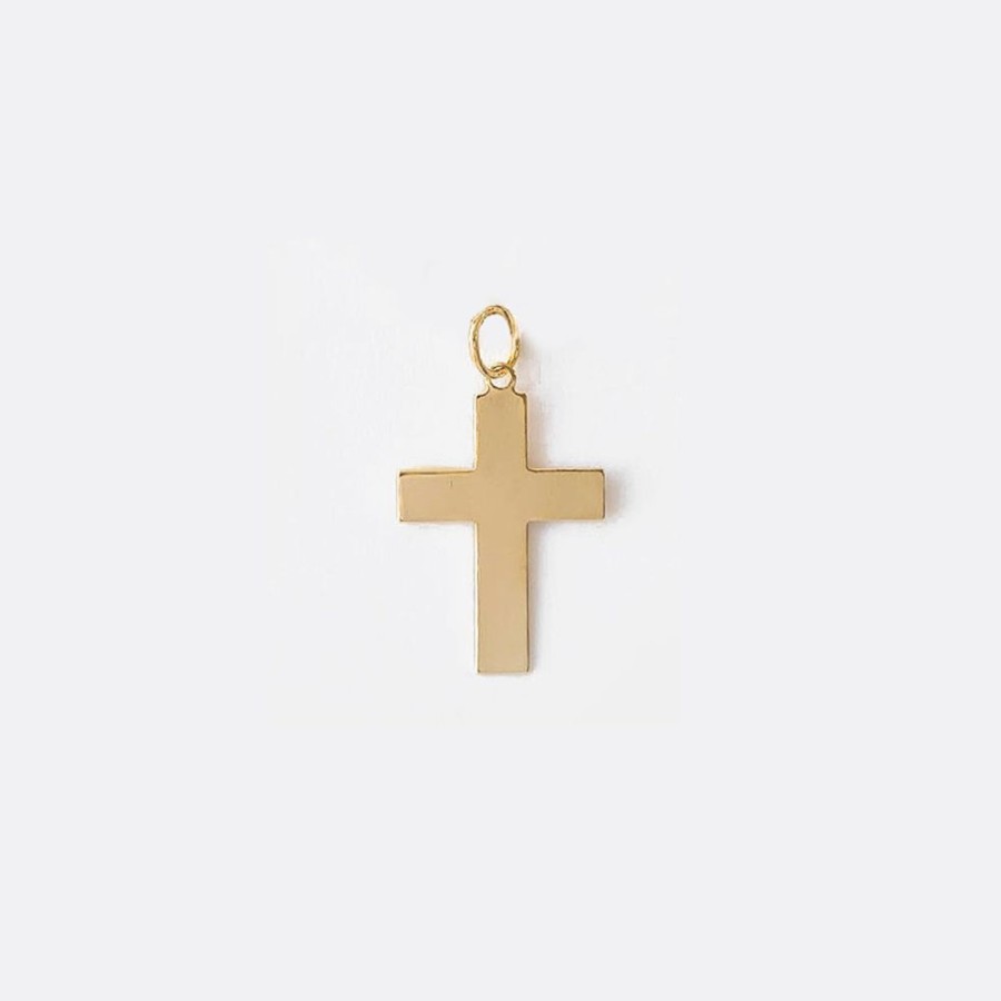 Joyas Psk Joyas Bano Oro 18 Kt | Collar Jesus Cruz Oro