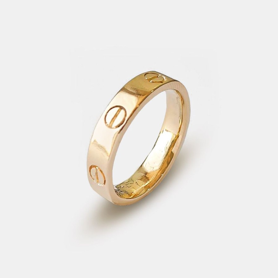 Joyas Psk Joyas Bano Oro 18Kt | Anillo Manuela Oro