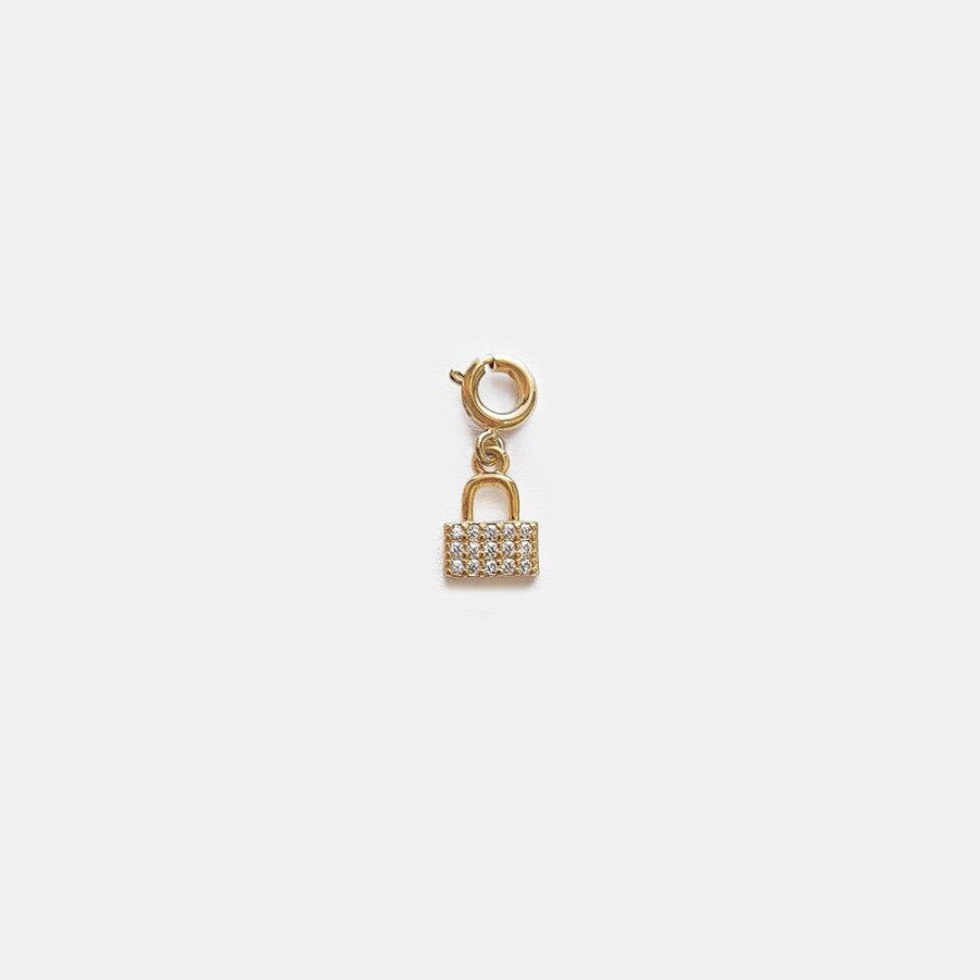 Joyas Psk Joyas Charms | Charm Candado Oro