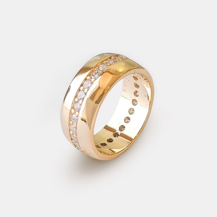 Joyas Psk Joyas Bano Oro 18Kt | Anillo Filipa Oro